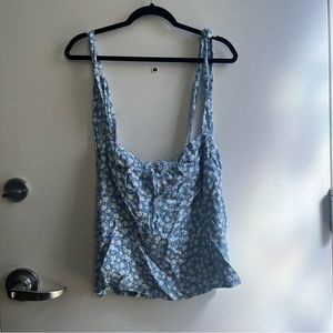 Reformation Tie Up Tank Top